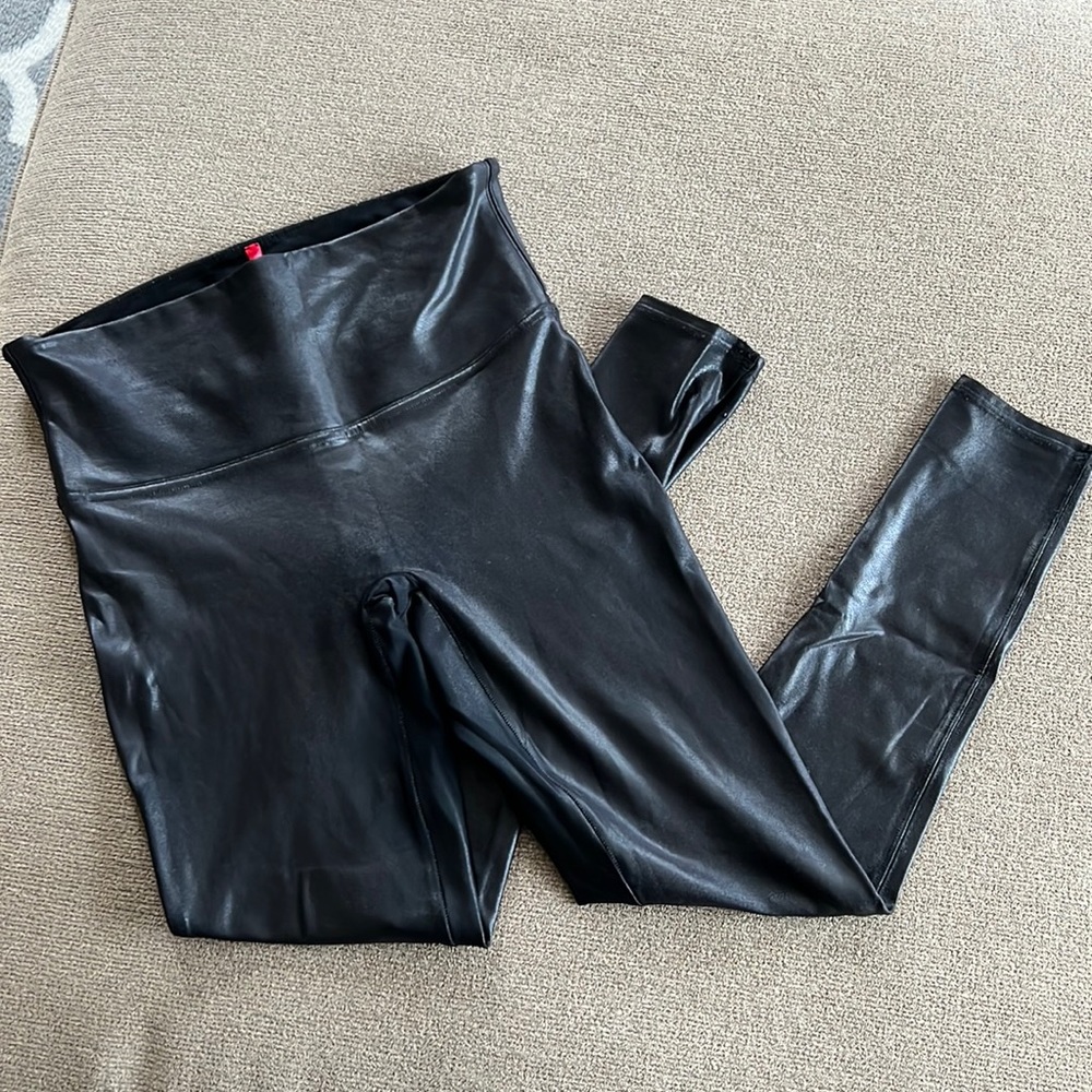 Spanx Faux Leather Leggings